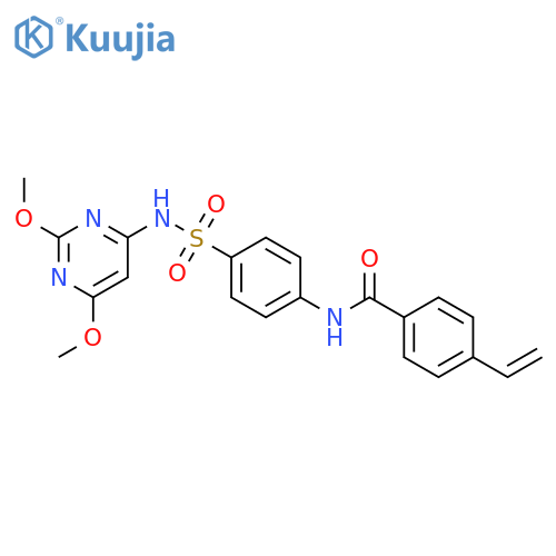 Benzamide,N-[4-[[(2,6-dimethoxy-4-pyrimidinyl)amino]sulfonyl]phenyl]-4-ethenyl- structure