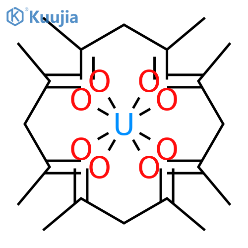 tetrakis(pentane-2,4-dionato-O,O'')uranium structure
