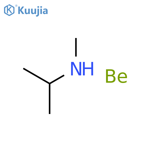 Beryllium, dimethyl(N-methylmethanamine)- structure