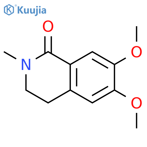 6,7-Dimethoxy-2-methyl-3,4-dihydro-2H-isochinolin-1-on structure