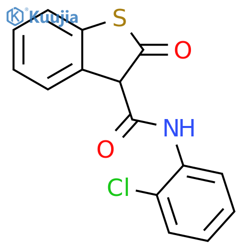 Benzo[b]thiophene-3-carboxamide,N-(2-chlorophenyl)-2,3-dihydro-2-oxo- structure