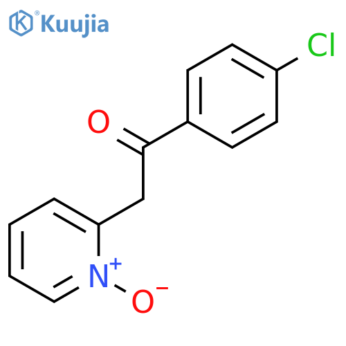 Ethanone, 1-(4-chlorophenyl)-2-(1-oxido-2-pyridinyl)- structure