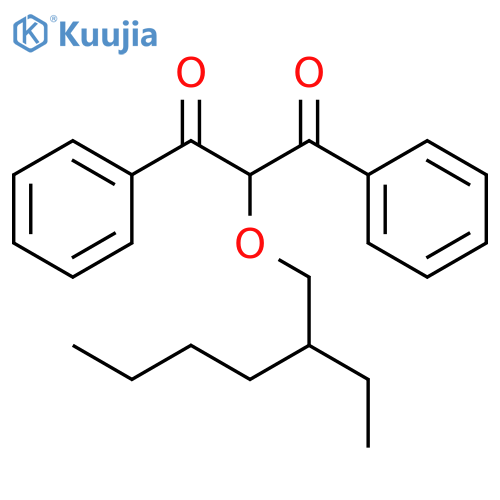 1,3-Propanedione, 2-[(2-ethylhexyl)oxy]-1,3-diphenyl- structure