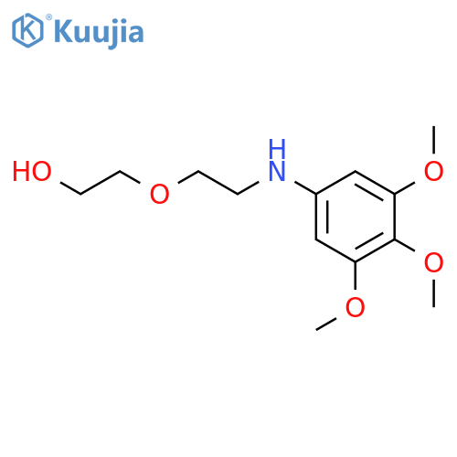 Ethanol, 2-[2-[(3,4,5-trimethoxyphenyl)amino]ethoxy]- structure