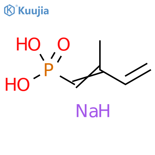 Phosphonic acid, (2-methyl-1,3-butadienyl)-, disodium salt (9CI) structure