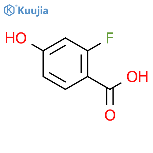 2-Fluoro-4-hydroxybenzoic Acid structure