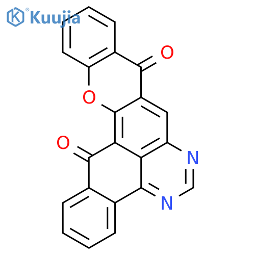 9H,15H-BENZO[H]XANTHENO[2,3,4-DE]QUINAZOLINE-9,15-DIONE structure