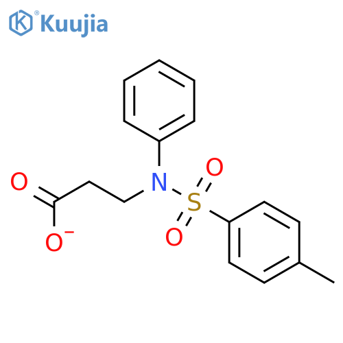 3-(N-phenyl4-methylbenzenesulfonamido)propanoic acid structure