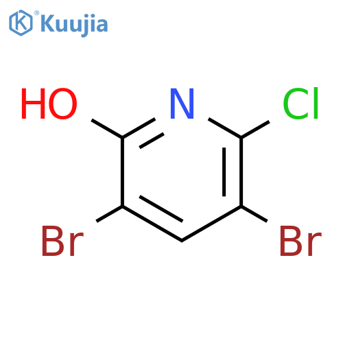 3,5-Dibromo-6-chloropyridin-2-ol structure