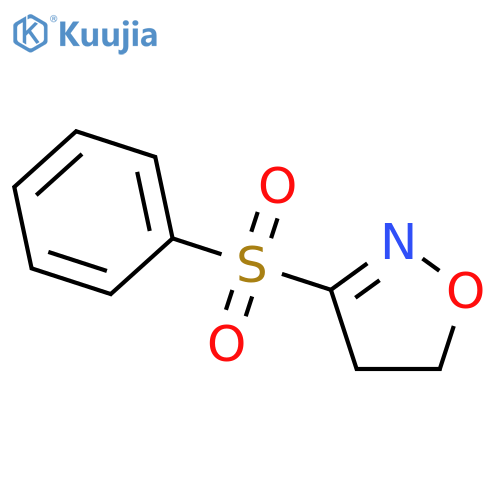 Isoxazole, 4,5-dihydro-3-(phenylsulfonyl)- structure