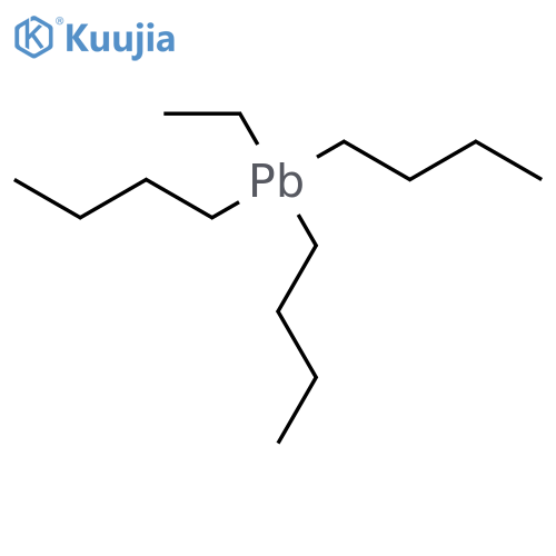 tributyl(ethyl)plumbane structure