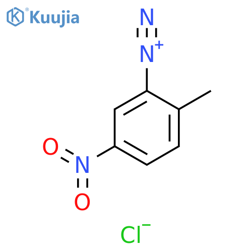 Benzenediazonium, 2-methyl-5-nitro-, chloride structure