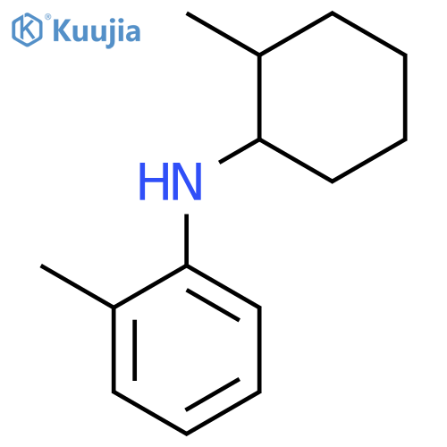 Benzenamine, 2-methyl-N-(2-methylcyclohexyl)- structure