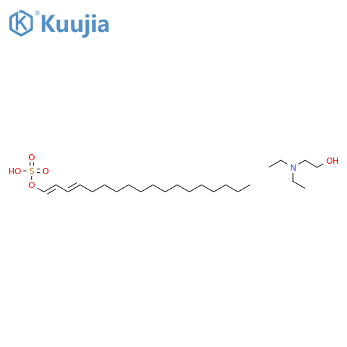 (1E,3E)-octadeca-1,3-dien-1-yl hydrogen sulfate - 2-(diethylamino)ethanol (1:1) structure