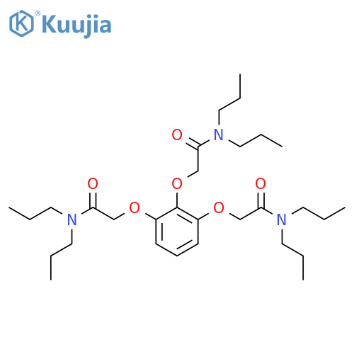 Acetamide, 2,2',2''-[1,2,3-benzenetriyltris(oxy)]tris[N,N-dipropyl- structure