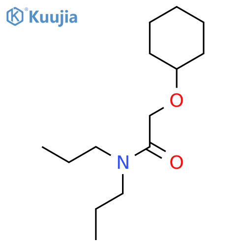 ACETAMIDE, 2-(CYCLOHEXYLOXY)-N,N-DIPROPYL- structure