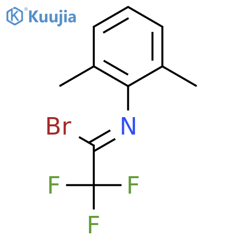 Ethanimidoyl bromide, N-(2,6-dimethylphenyl)-2,2,2-trifluoro- structure