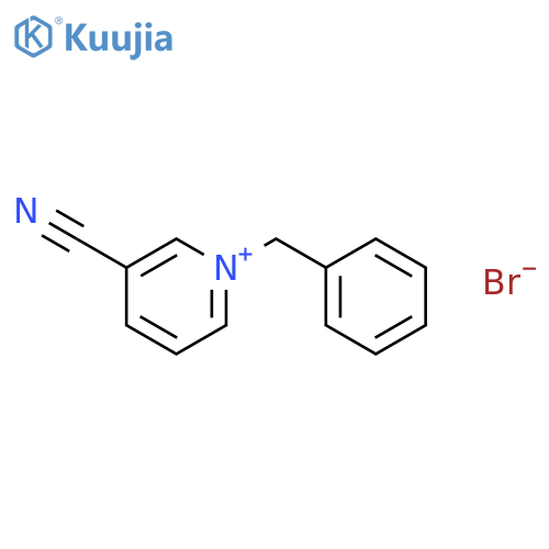 PYRIDINIUM, 3-CYANO-1-(PHENYLMETHYL)-, BROMIDE structure