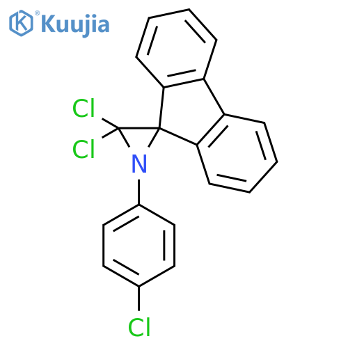 Spiro[aziridine-2,9'-[9H]fluorene], 3,3-dichloro-1-(4-chlorophenyl)- structure