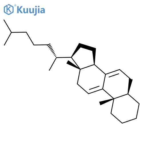 Cholesta-7,9(11)-diene, (5a)- structure