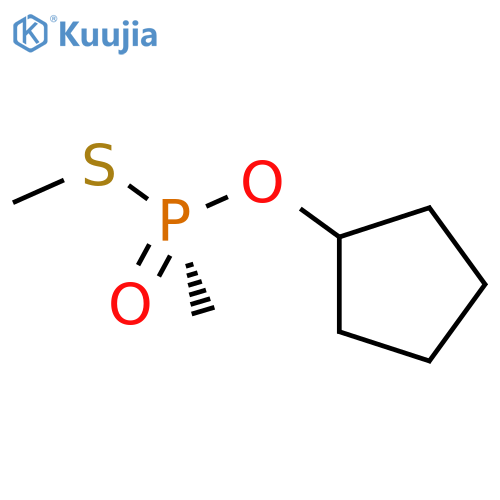 (+)-Cyclopentyl S-methyl methylphosphonothioate structure
