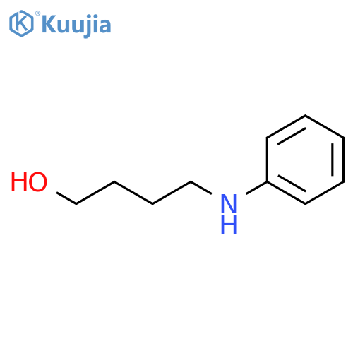 1-BUTANOL, 4-(PHENYLAMINO)- structure