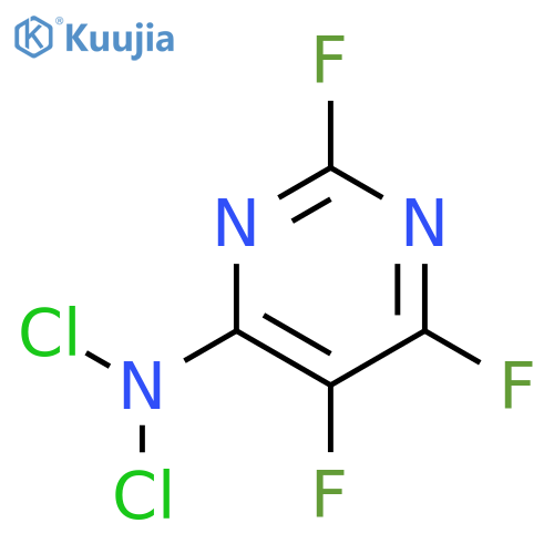 4-Pyrimidinamine, N,N-dichloro-2,5,6-trifluoro- structure