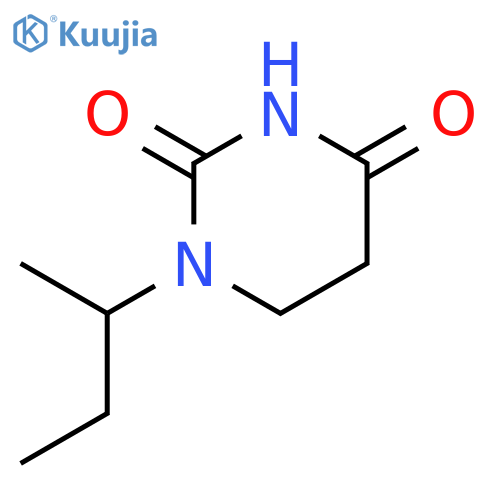1-(butan-2-yl)-1,3-diazinane-2,4-dione structure