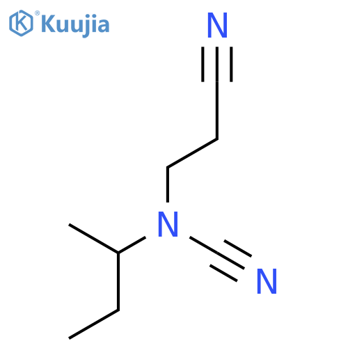 Cyanamide, (2-cyanoethyl)(1-methylpropyl)- structure