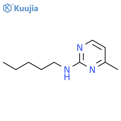 2-Pyrimidinamine, 4-methyl-N-pentyl- structure