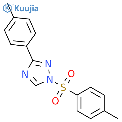 1H-1,2,4-Triazole, 3-(4-methylphenyl)-1-[(4-methylphenyl)sulfonyl]- structure