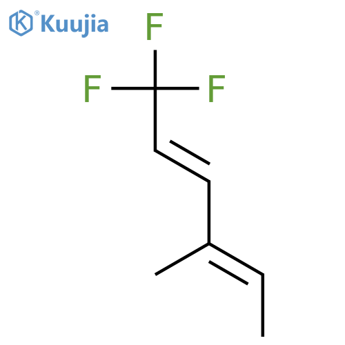 2,4-Hexadiene, 1,1,1-trifluoro-4-methyl-, (2E,4E)- structure