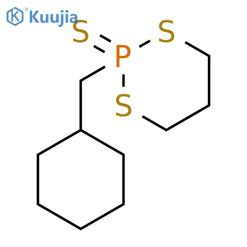 1,3,2-Dithiaphosphorinane, 2-(cyclohexylmethyl)-, 2-sulfide structure