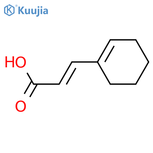 2-Propenoic acid,3-(1-cyclohexen-1-yl)- structure