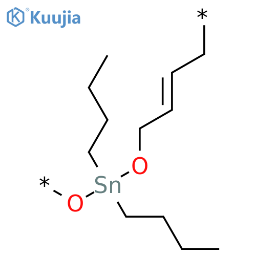 Poly[oxy(dibutylstannylene)oxy-2-butene-1,4-diyl] structure