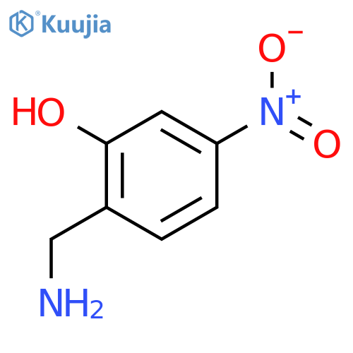 Phenol, 2-(aminomethyl)-5-nitro- structure
