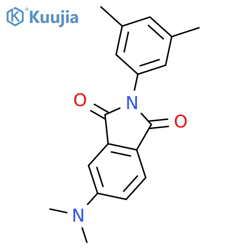 1H-Isoindole-1,3(2H)-dione, 5-(dimethylamino)-2-(3,5-dimethylphenyl)- structure