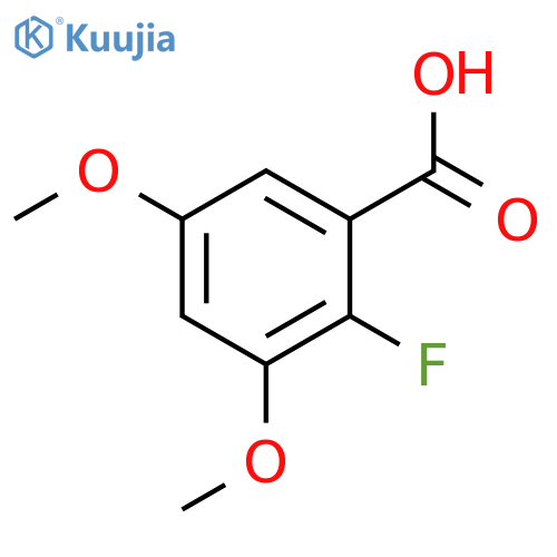 Benzoic acid, 2-fluoro-3,5-dimethoxy- structure