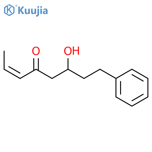 2-Octen-4-one, 6-hydroxy-8-phenyl-, (2Z)- structure