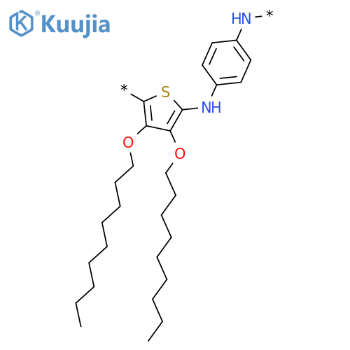 POLY[[3,4-BIS(NONYLOXY)-2,5-THIOPHENEDIYL]IMINO-1,4-PHENYLENEIMINO] structure