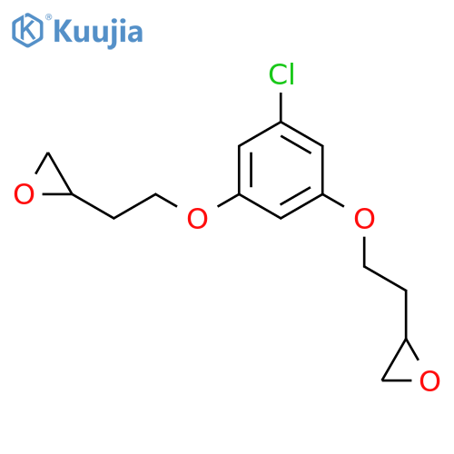 Oxirane, 2,2'-[(5-chloro-1,3-phenylene)bis(oxy-2,1-ethanediyl)]bis- structure