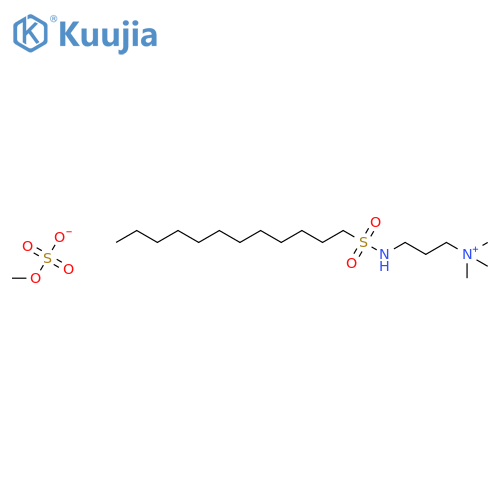 1-PROPANAMINIUM, 3-[(DODECYLSULFONYL)AMINO]-N,N,N-TRIMETHYL-, METHYLSULFATE structure