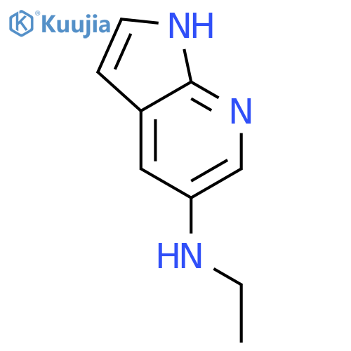 1H-Pyrrolo[2,3-b]pyridin-5-amine, N-ethyl- structure