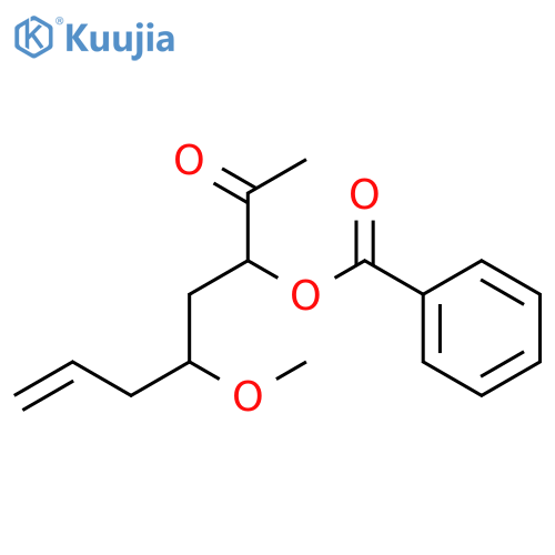 7-Octen-2-one, 3-(benzoyloxy)-5-methoxy-, (3S,5S)- structure