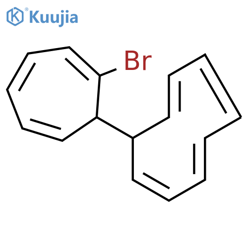1,3,5,7-CYCLONONATETRAENE, 9-(2-BROMO-2,4,6-CYCLOHEPTATRIEN-1-YL)- structure