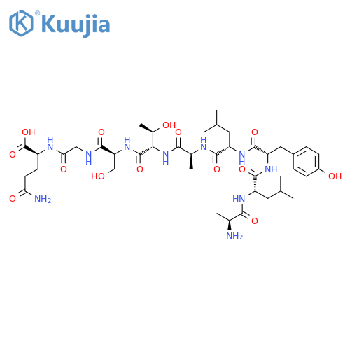 L-Glutamine,L-alanyl-L-leucyl-L-tyrosyl-L-leucyl-L-alanyl-L-threonyl-L-serylglycyl- structure
