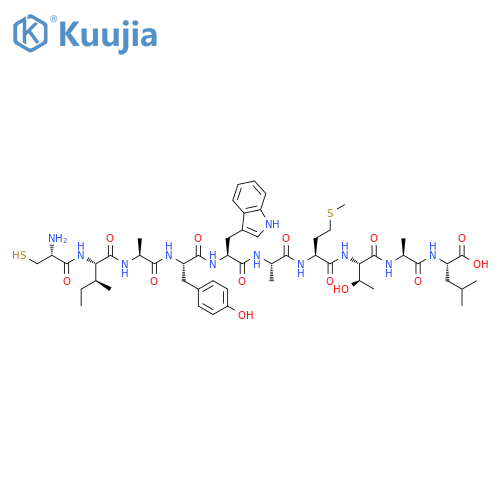 L-Leucine,L-cysteinyl-L-isoleucyl-L-alanyl-L-tyrosyl-L-tryptophyl-L-alanyl-L-methionyl-L-threonyl-L-alanyl- structure