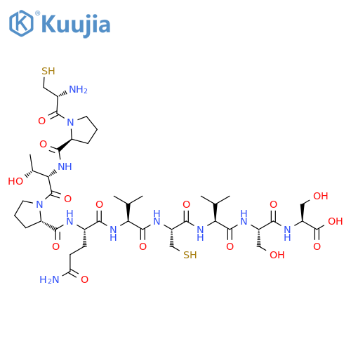 L-Serine,L-cysteinyl-L-prolyl-L-threonyl-L-prolyl-L-glutaminyl-L-valyl-L-cysteinyl-L-valyl-L-seryl- structure
