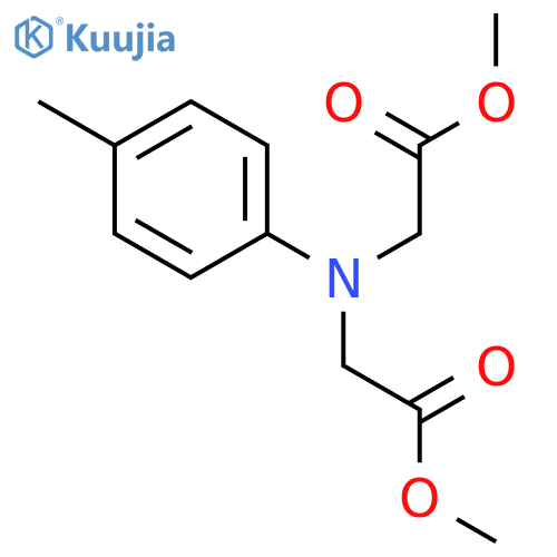GLYCINE, N-(2-METHOXY-2-OXOETHYL)-N-(4-METHYLPHENYL)-, METHYL ESTER structure