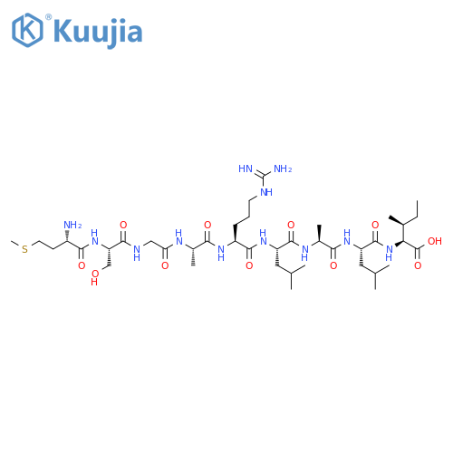 L-Isoleucine,L-methionyl-L-serylglycyl-L-alanyl-L-arginyl-L-leucyl-L-alanyl-L-leucyl- structure